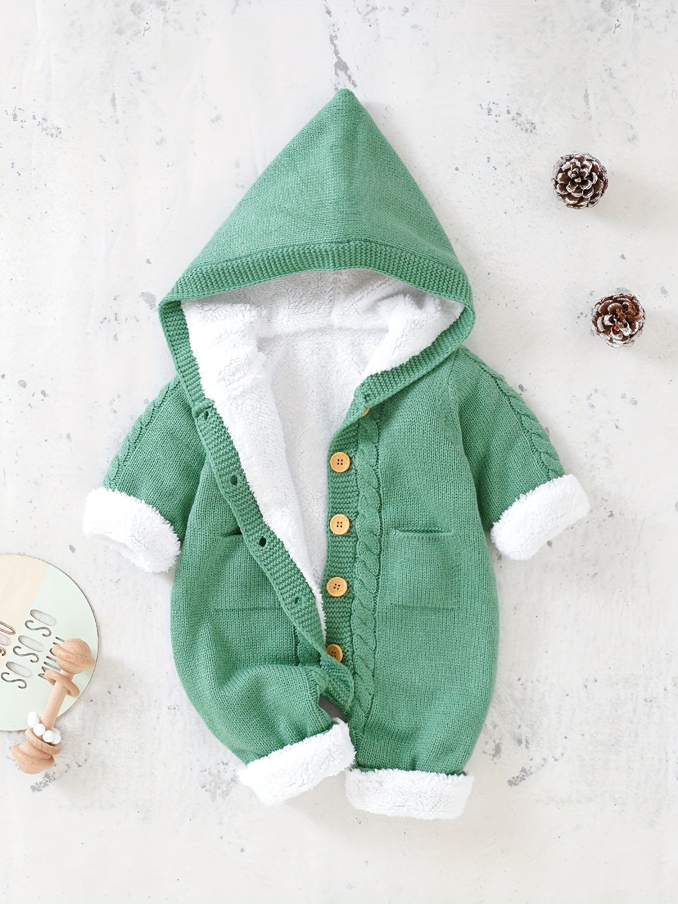 Cute Knitted Jumpsuit - For Warmth and Comfort