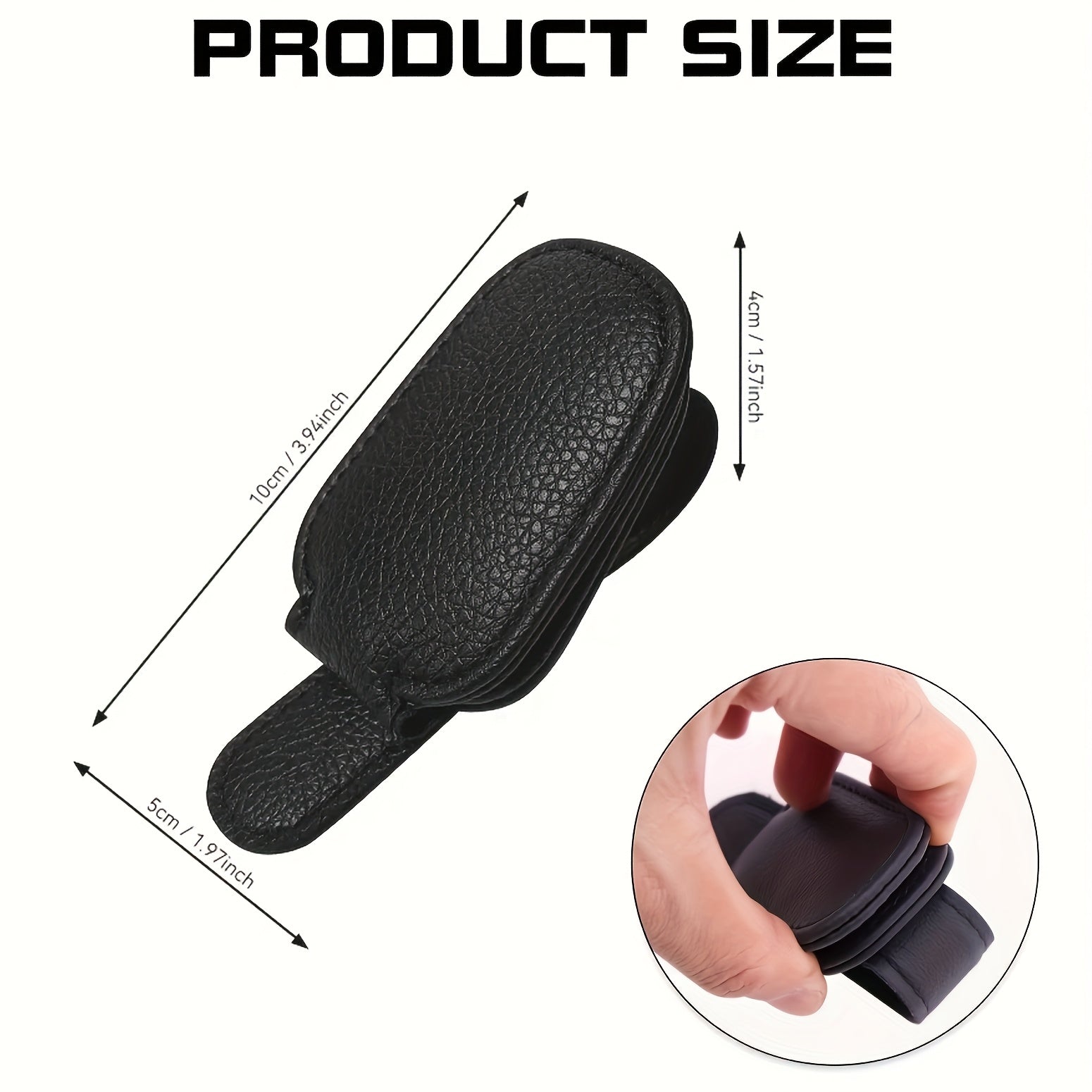 Universal Car Sunglasses Clip – Handy Organizer for Sun Visor
