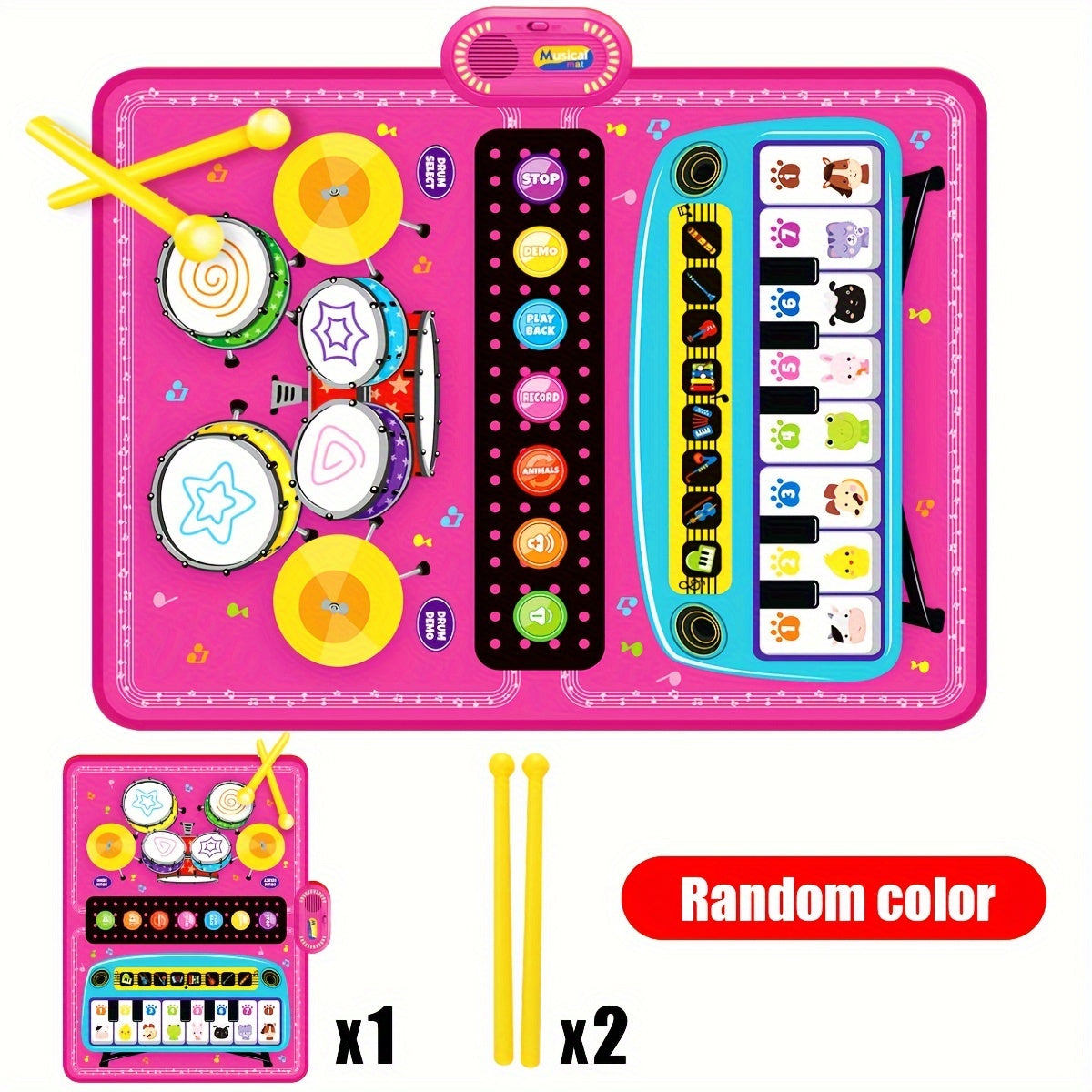 Colorful Music Play Mat - For a Creative Musical Experience
