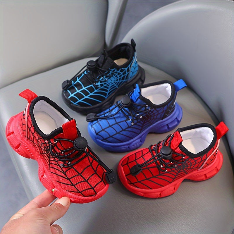 Joris' Spider Web Sneakers with LED Lighting - For Playful Children