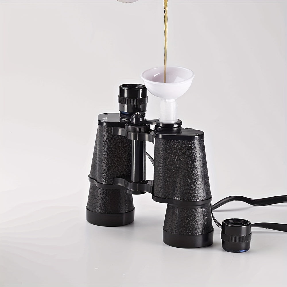 Unique Binocular Flask – 500ml Portable Hip Flask with Funnel
