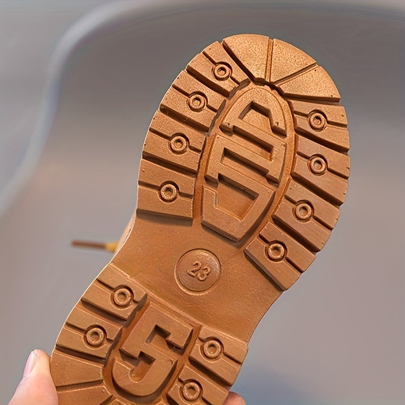 Trendy Fleece Boots for Boys - Warm and Waterproof
