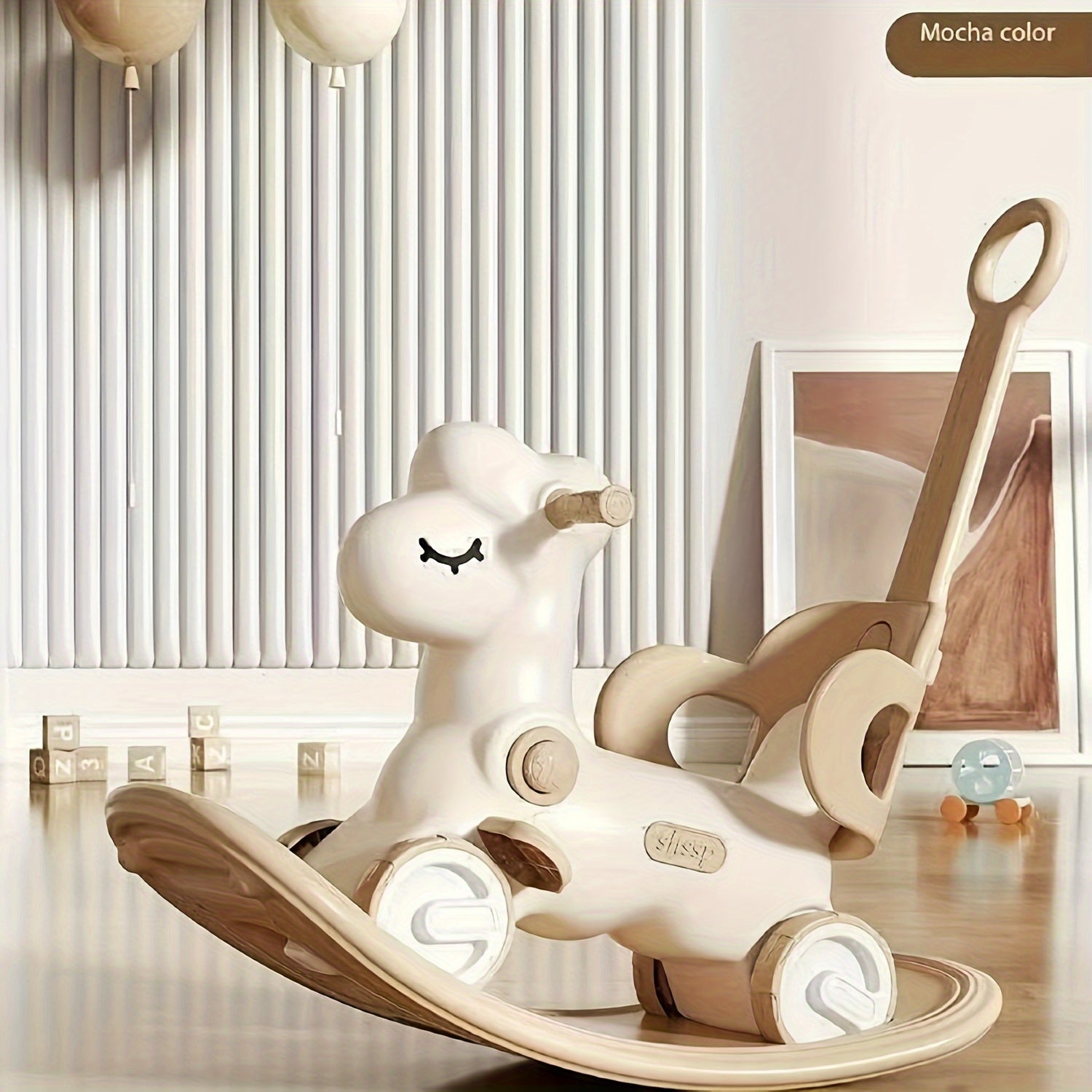 2-in-1 Baby Rocking Horse and Balance Bike - Safe and Fun Toy