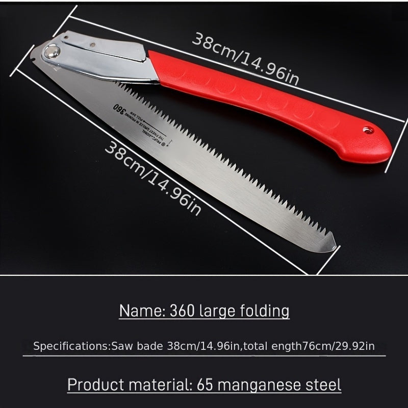 360° Extendable Folding Saw - Sturdy and Efficient for Gardening and Camping