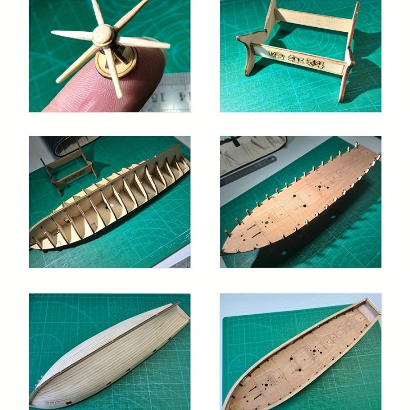 Classic Wooden Sailing Ship Model – Detailed 3D Puzzle for Ship Enthusiasts