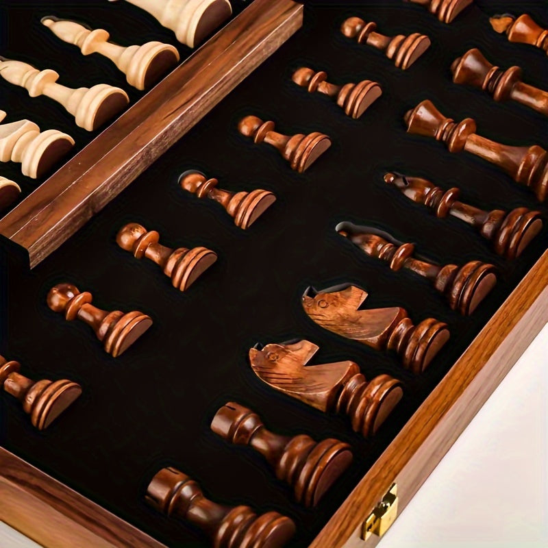 Wooden Chess Set – Elegant and Durable for Competitive Chess and Game Nights