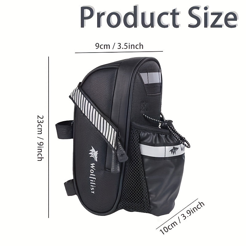 RideSafe Bike Saddle Bag – Large, Reflective, and Practical for Under the Saddle