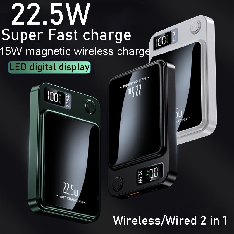 Magnetic Power Bank 10000mAh – Fast and Reliable