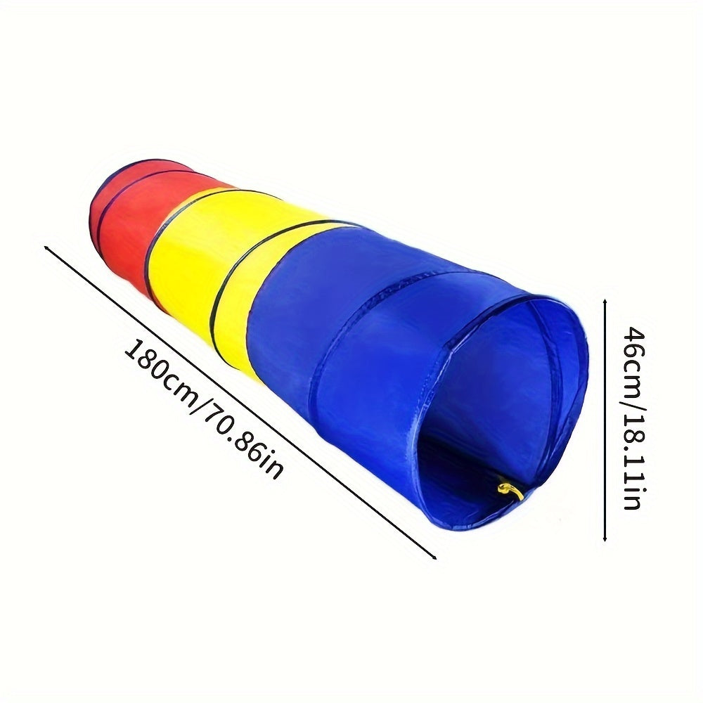 Colorful Kids Crawl Tunnel - For Active Play and Sensory Training