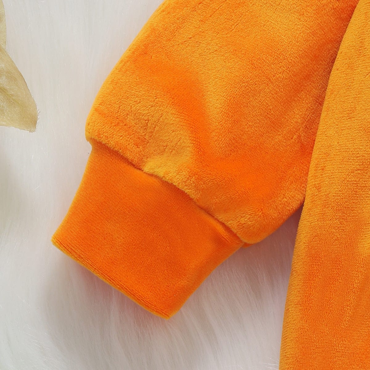 Halloween Pumpkin Outfit - Cute Jumpsuit with Hat and Slippers