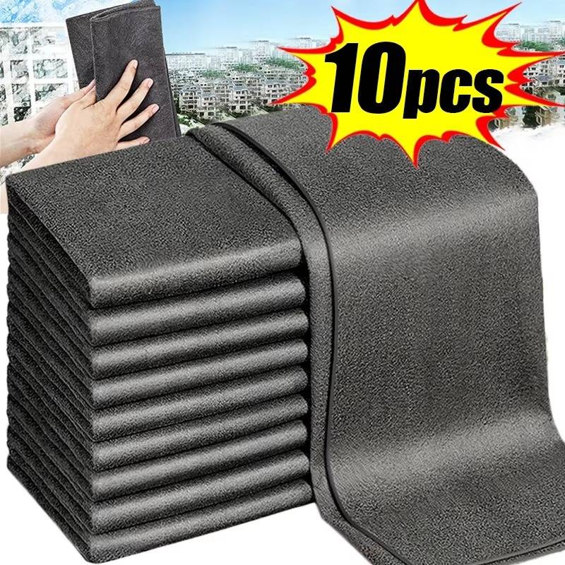 Set of 10 Microfiber Cloths – Perfect for Cleaning