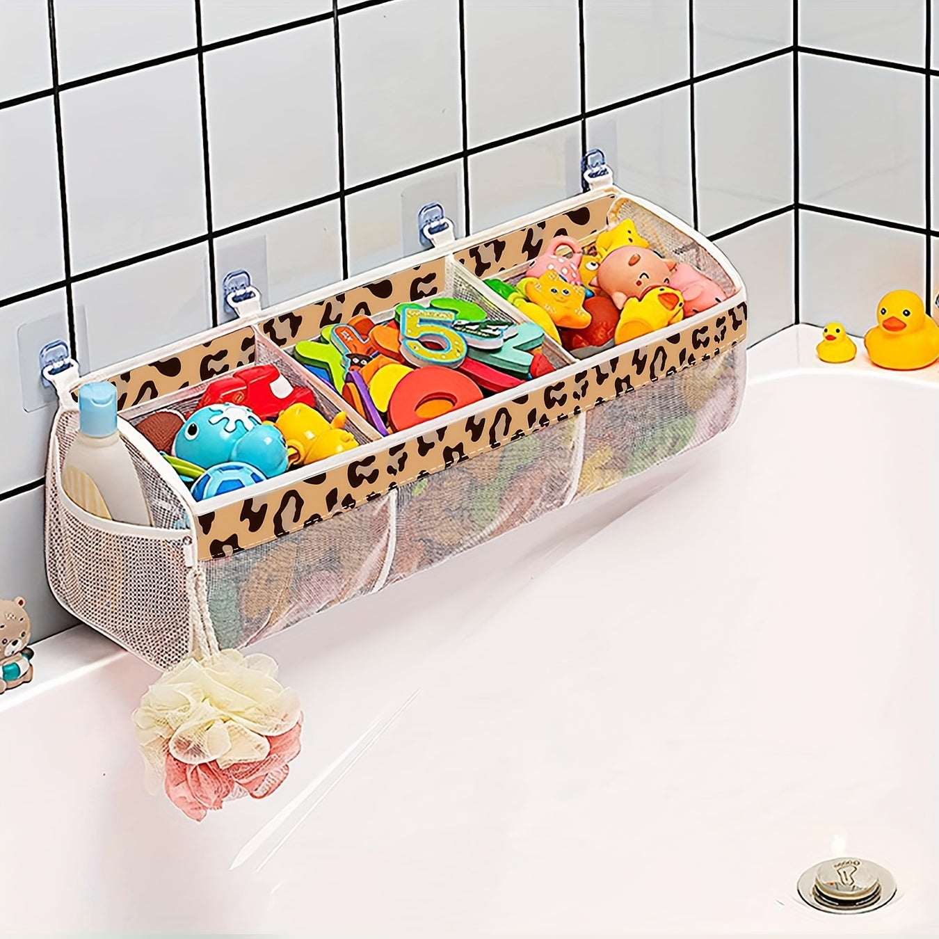 Mesh Bath Toy Organizer - Perfect for Tidiness