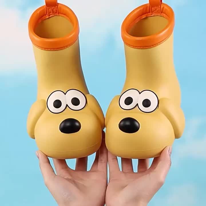 Woof Woof Rain Boots for Kids - Cute Waterproof Protection