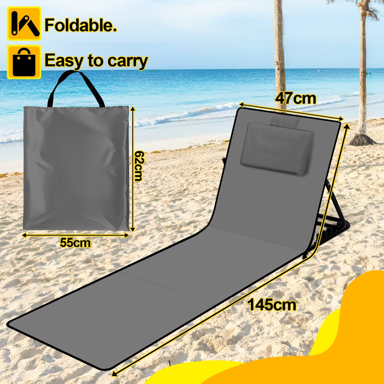 RelaxMate Portable Beach Bed – Comfort and Convenience on the Go