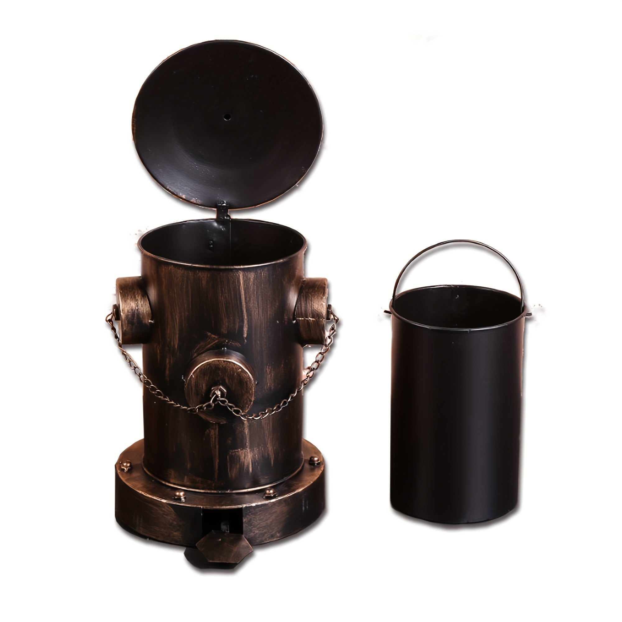 Vintage Fire Hydrant Trash Can - The Perfect Father's Day Gift for Home