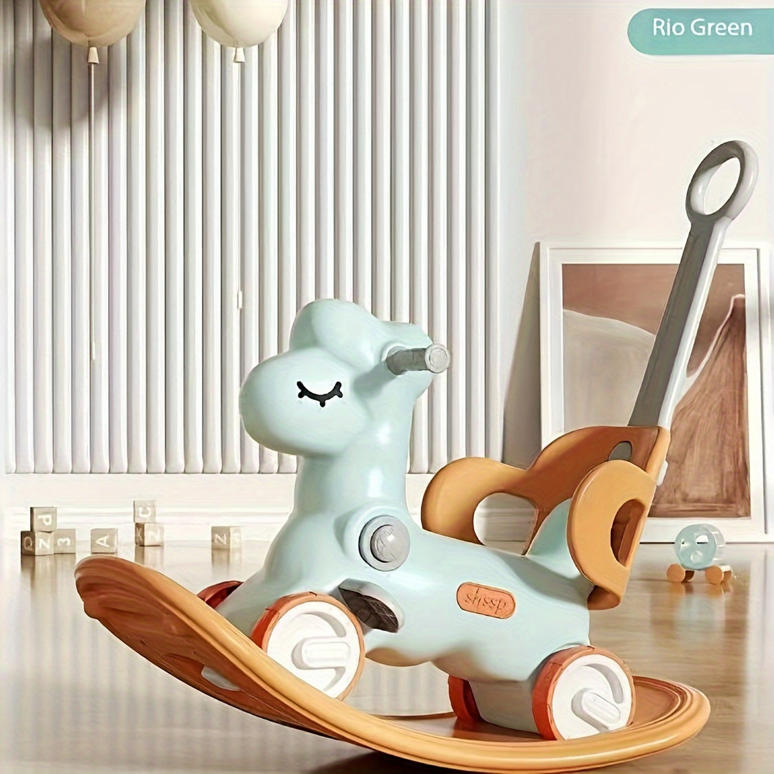 2-in-1 Baby Rocking Horse and Balance Bike - Safe and Fun Toy