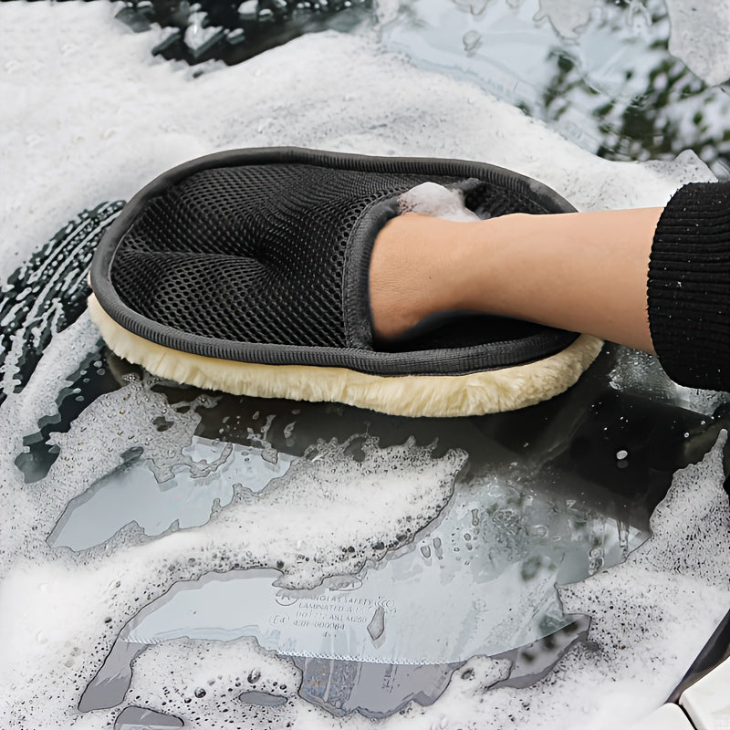 Ultra Soft Microfiber Cleaning Glove - Perfect for Car Maintenance