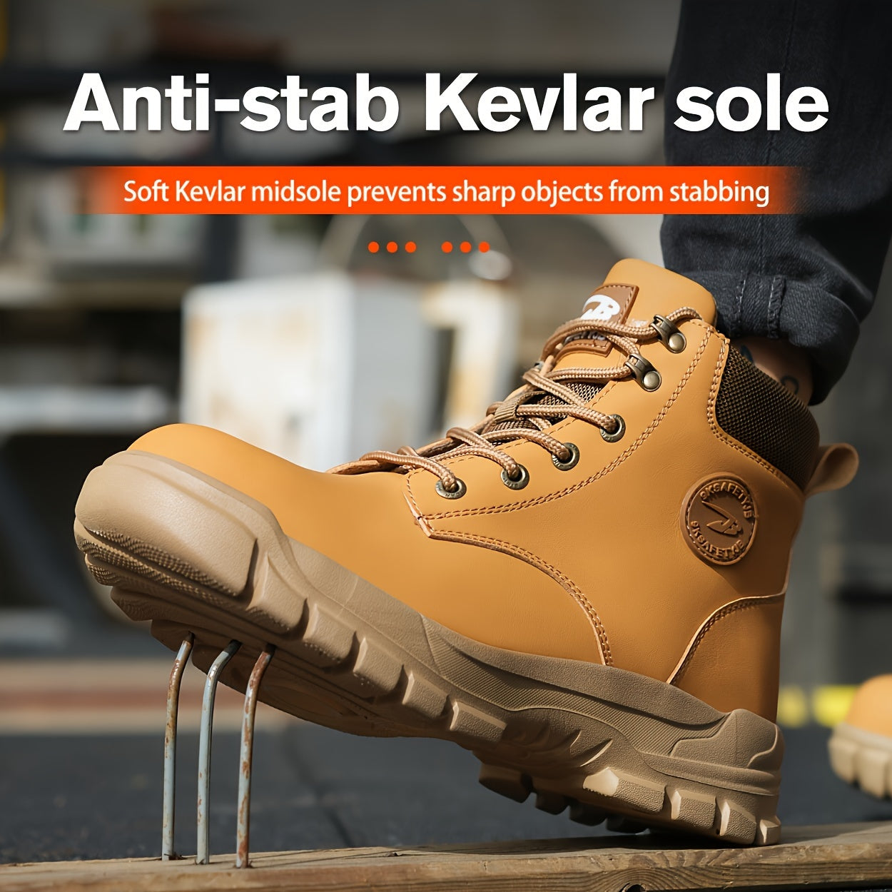 Robust Safety Work Boots with Steel Toes – Durable and Comfortable for Work and Industry