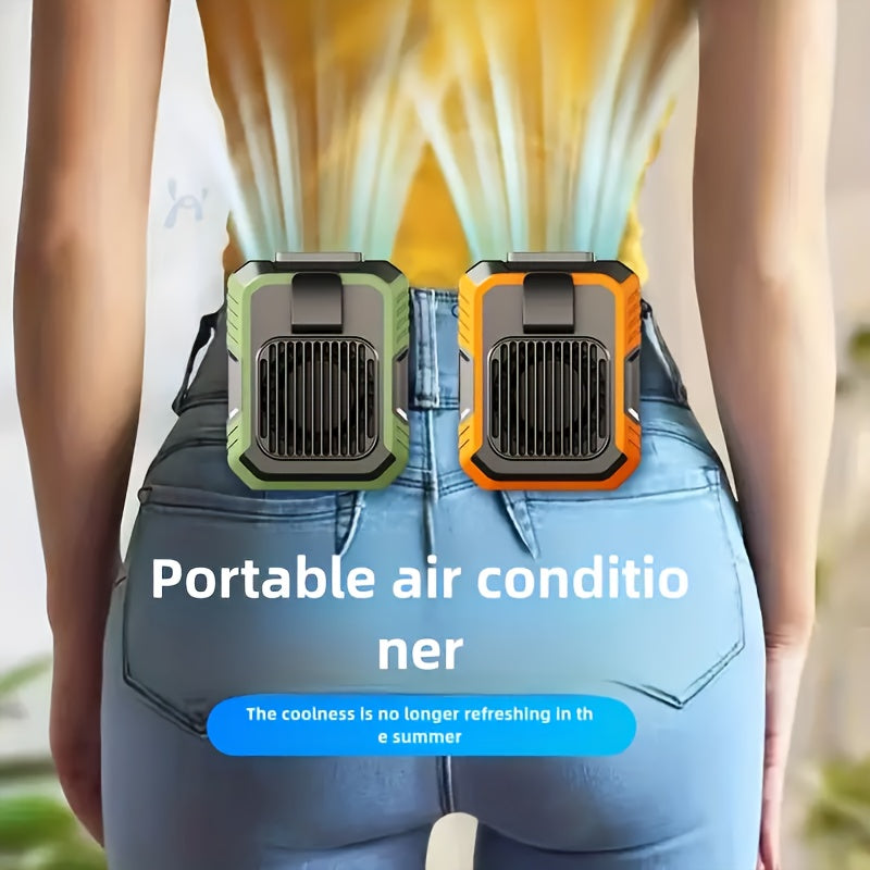 USB Rechargeable Waist Fan – Portable with Three Speed Settings