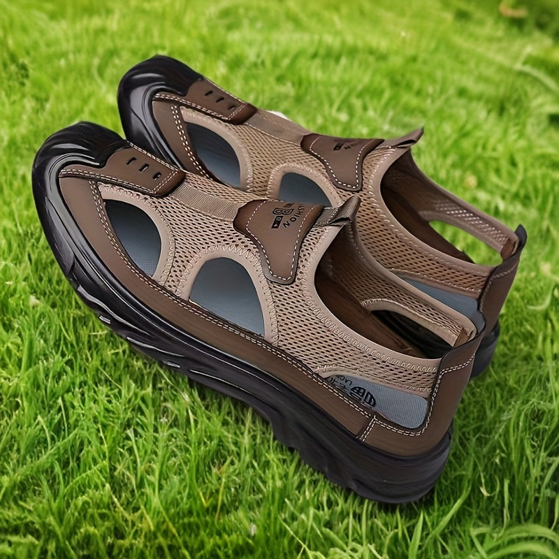 Breathable Mesh Slip-On Shoes for Men – Perfect for Summer, Beach, and Outdoor Sports