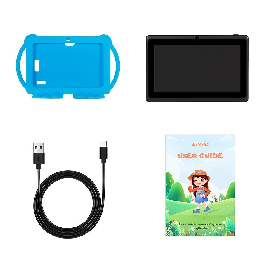 Tablet for Children – With Eye Protection, Shockproof Case, and Support for Educational Apps