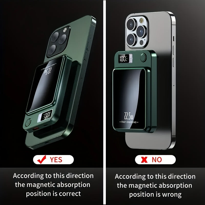 Magnetic Power Bank 10000mAh – Fast and Reliable