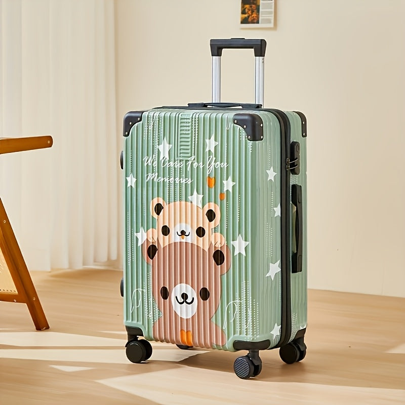Luxury Graffiti Suitcase with Space Theme – 24 Inch Hardshell Suitcase with Spinner Wheels and TSA Lock