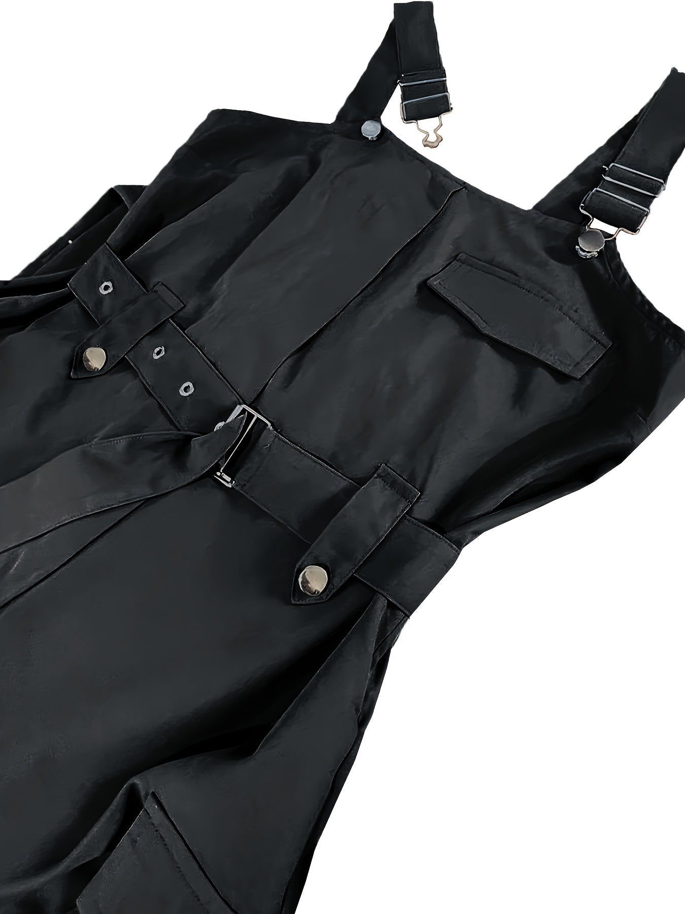 Effortless Cargo Jumpsuit for Women – Sleeveless and Belted for Comfort and Style
