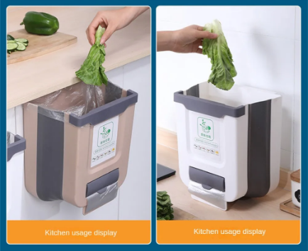 Foldable Kitchen Trash Can - For Smart Waste Management in Every Kitchen