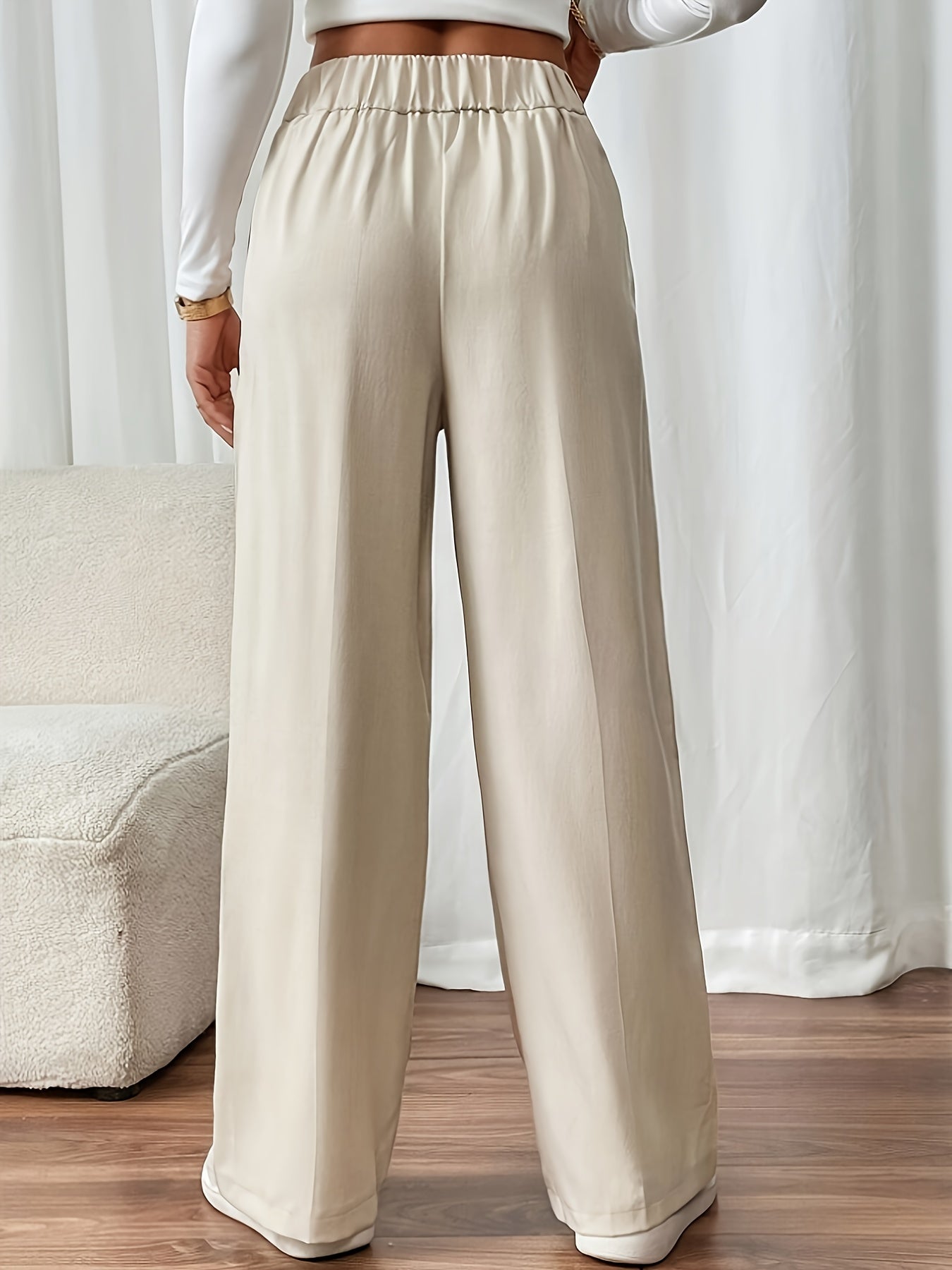 Elegant High Waist Wide Pants – Comfortable and Stylish