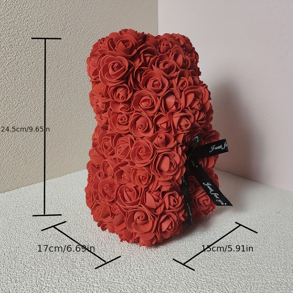 Luxury Rose Bear for Valentine's Day - A Cute and Romantic Gift for Your Loved One
