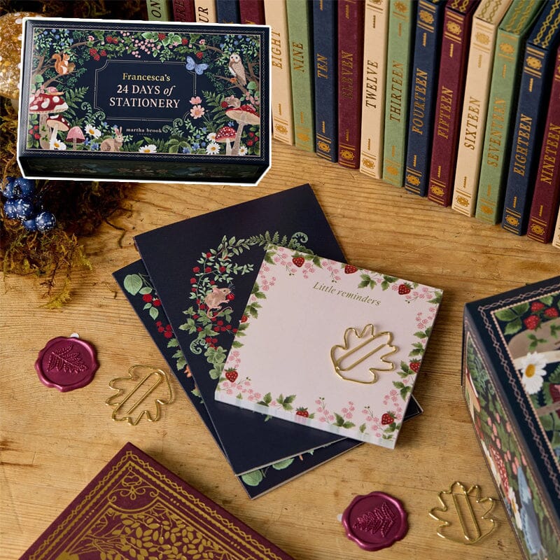 Advent Calendar with Writing and Stationery – 24 Surprises in Book Design