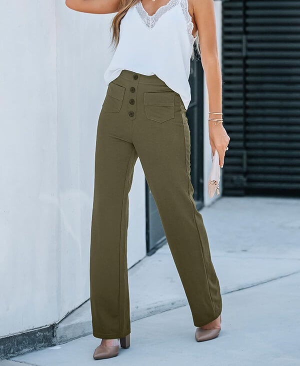 Lotte High-Waist Pants – Stylish, Comfortable, and Casual