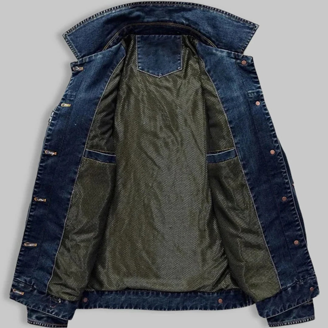 Urban Denim Men's Jacket – Robust and Timeless Design