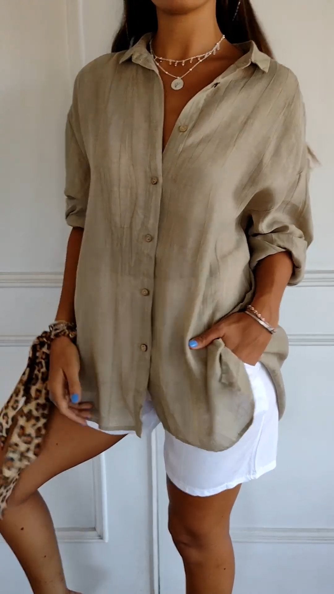 Elegant Summer Linen Blouse – Where Comfort Meets Style