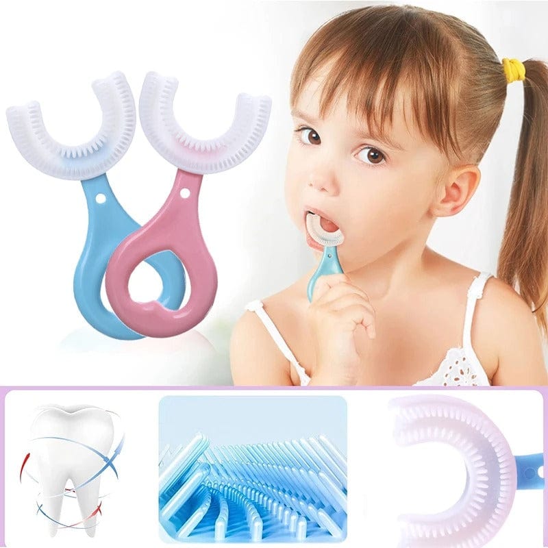 SoftSmile - 360° U-Shaped Kids Toothbrush