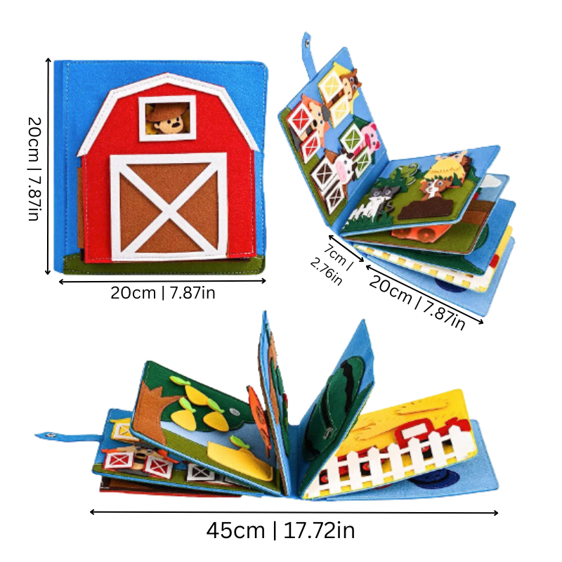 Interactive Fabric Book - Life on the Farm