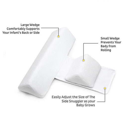 DreamNest Anti-Roll Baby Pillow – Safe & Comfortable Side Sleeping