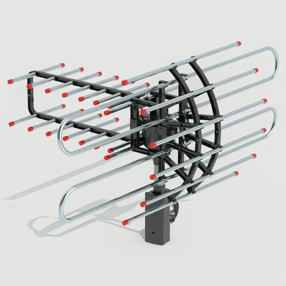 Outdoor TV Antenna 360° – Long Range & Signal Amplification