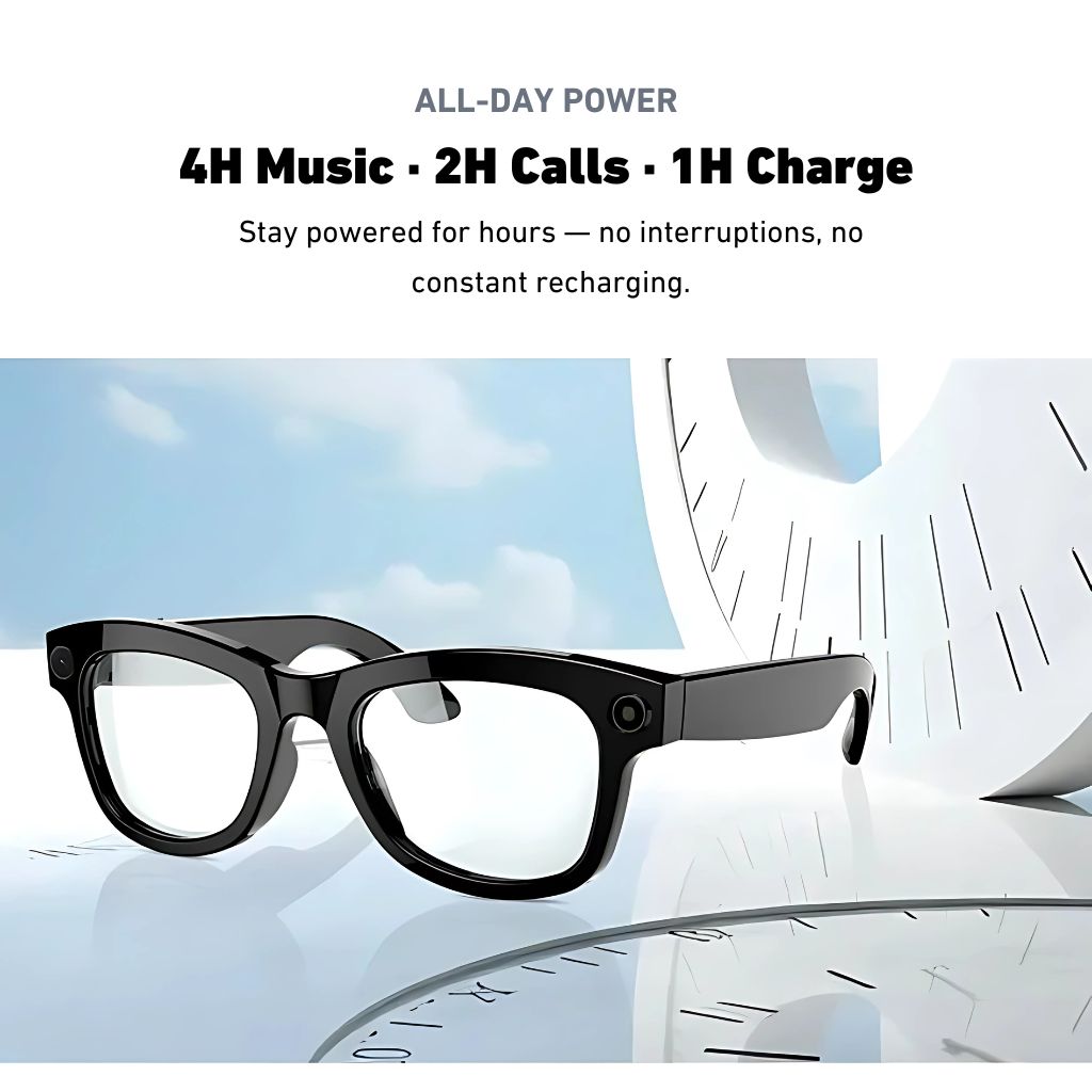 VisionX Smartglasses – Smart Glasses with Camera and Audio in Stylish Design