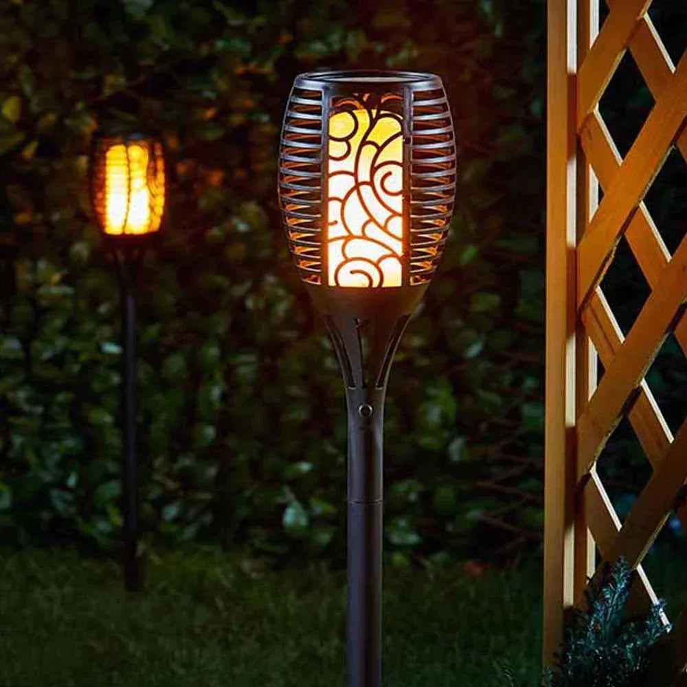 Solara Solar Garden Torches – Magical Flame Lighting for Outdoors