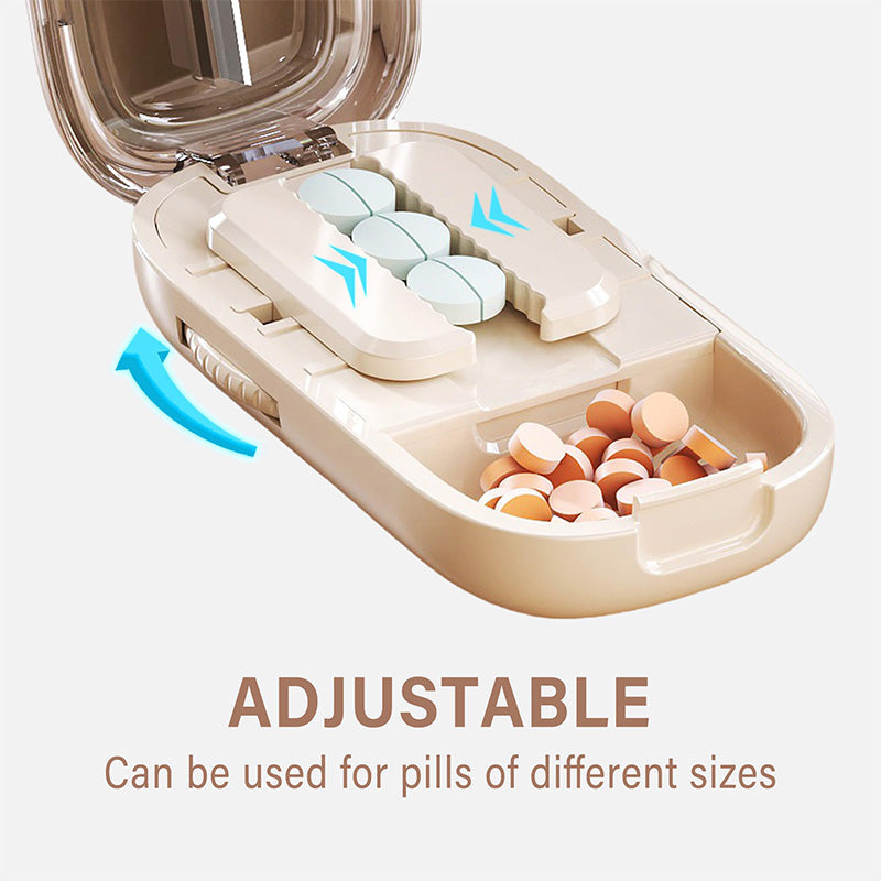 Smart Pill Cutter with Storage – Precise and Handy for Daily Use