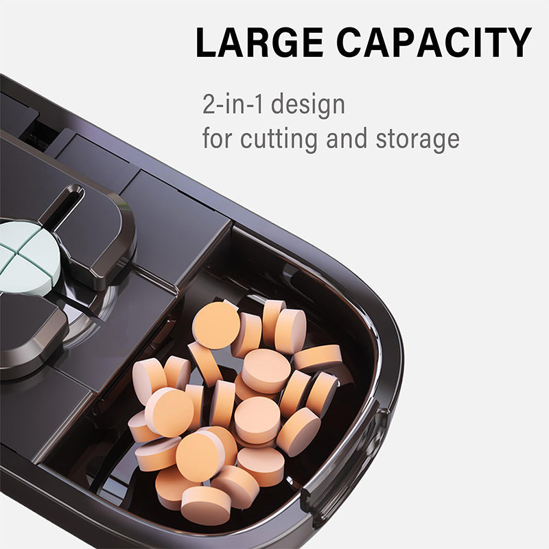 Smart Pill Cutter with Storage – Precise and Handy for Daily Use