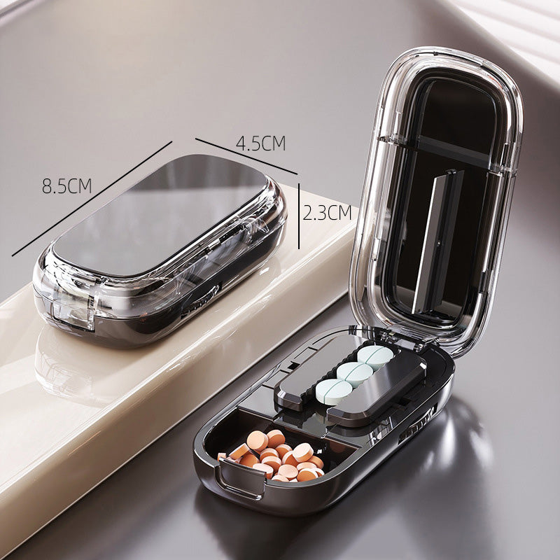 Smart Pill Cutter with Storage – Precise and Handy for Daily Use
