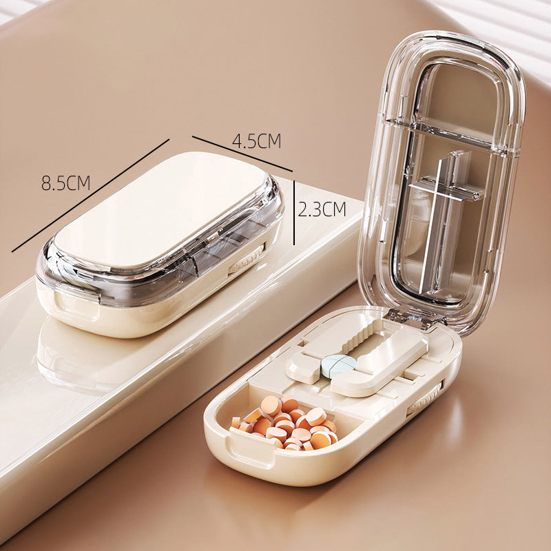 Smart Pill Cutter with Storage – Precise and Handy for Daily Use