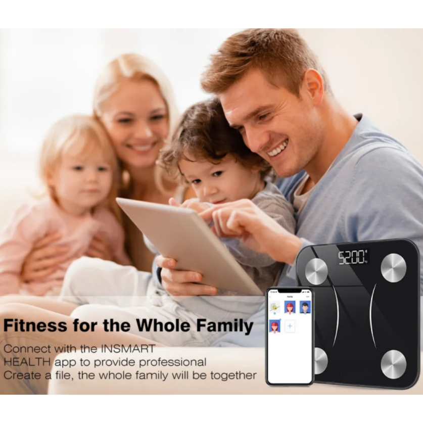 Smart Body Analysis Scale – Measure Weight, Muscle Mass, Body Fat Percentage, and More