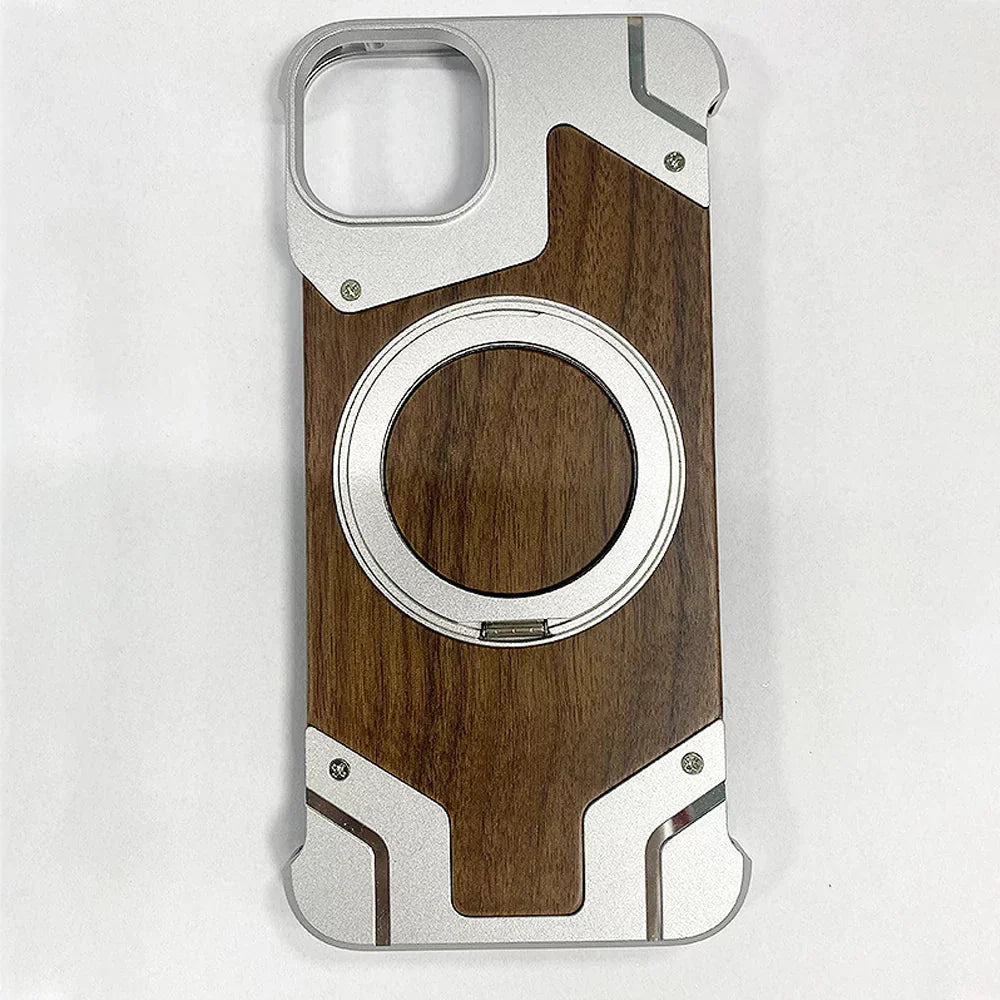 Wooden MagSafe Phone Case – Protective and Functional Design