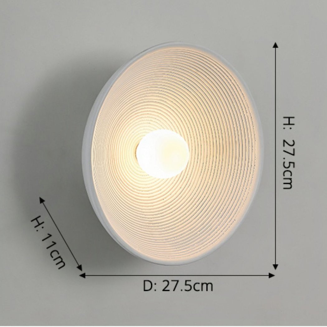Scandi Retro Round Wall Lamp – Cozy Light for Every Room