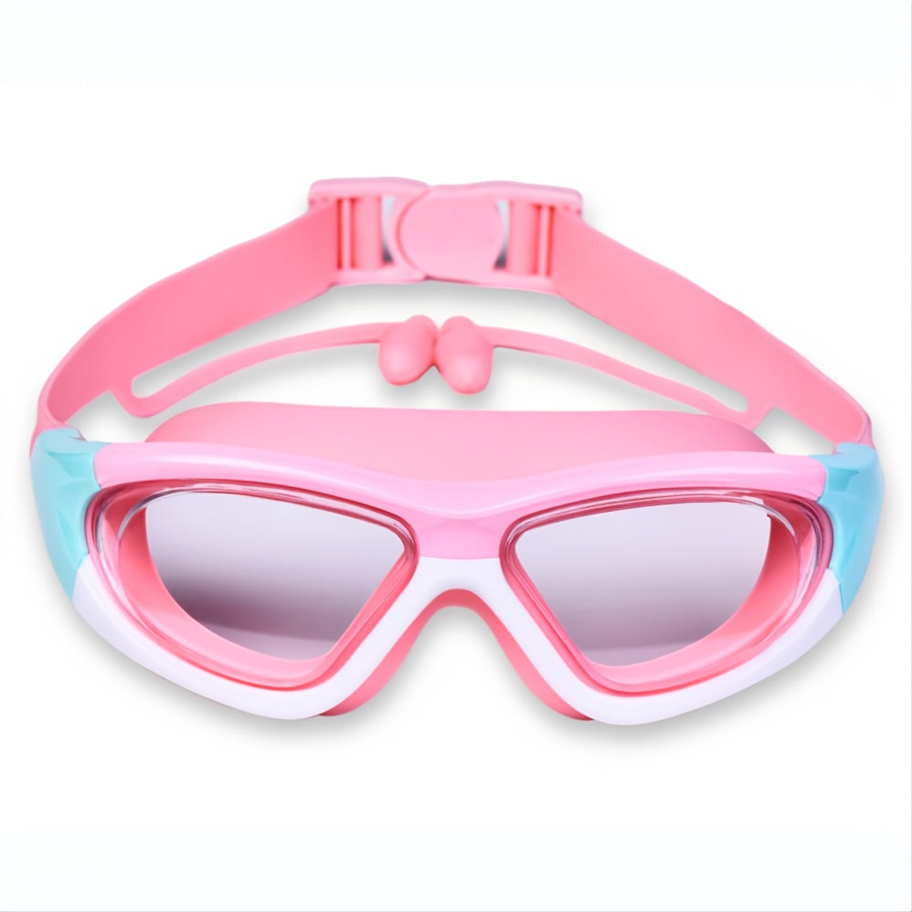 Kids Swim Goggles with Large Frame – Comfortable & Anti-Fog for Swimming Fun