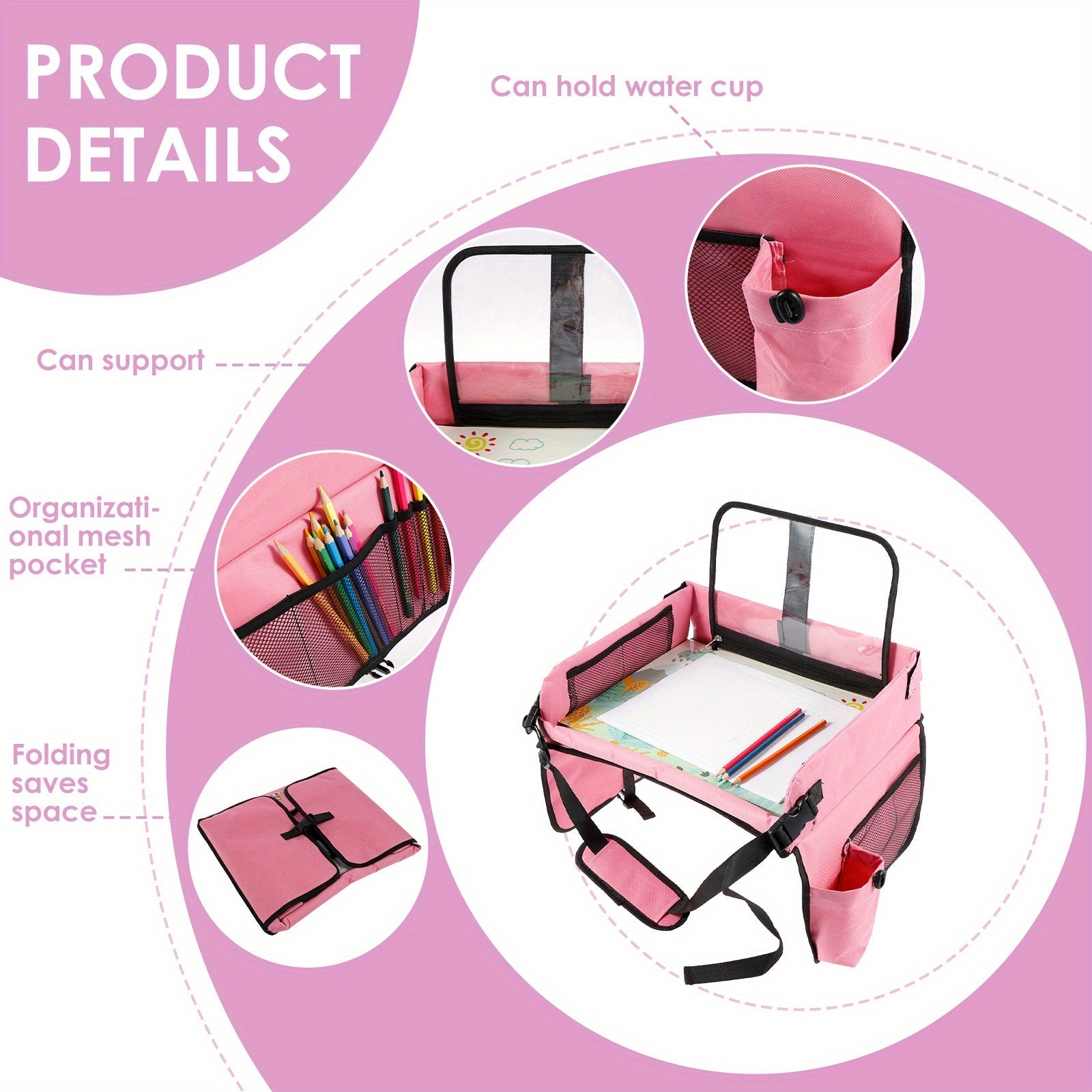 Foldable Drawing Board for Car – Perfect for Long Trips and Travel Activities
